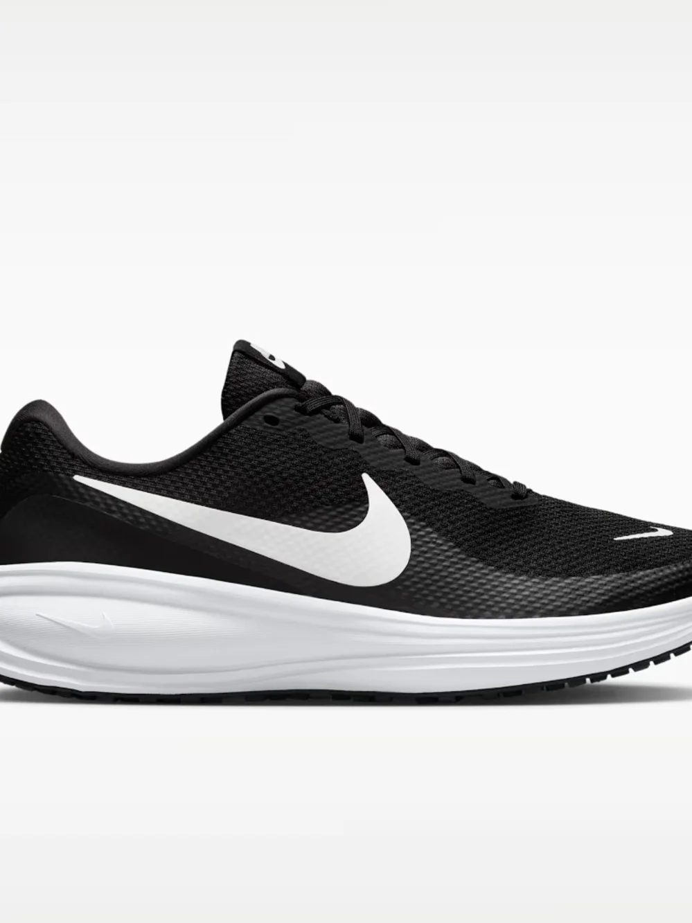 Nike Revolution 8 Black/White Running Shoe Sz 9W/7.5M